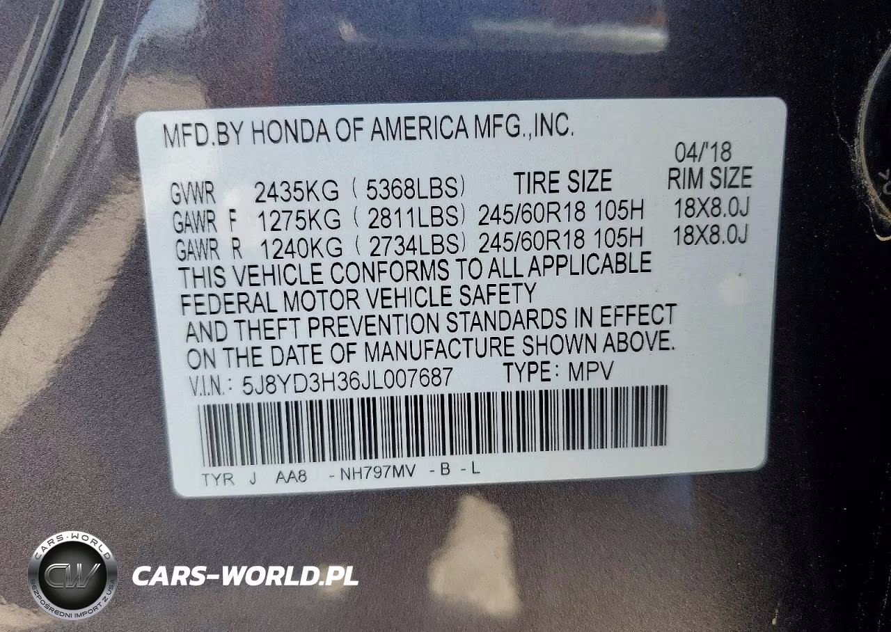 2018 Acura Mdx VIN:5J8YD3H36JL007687 - 13