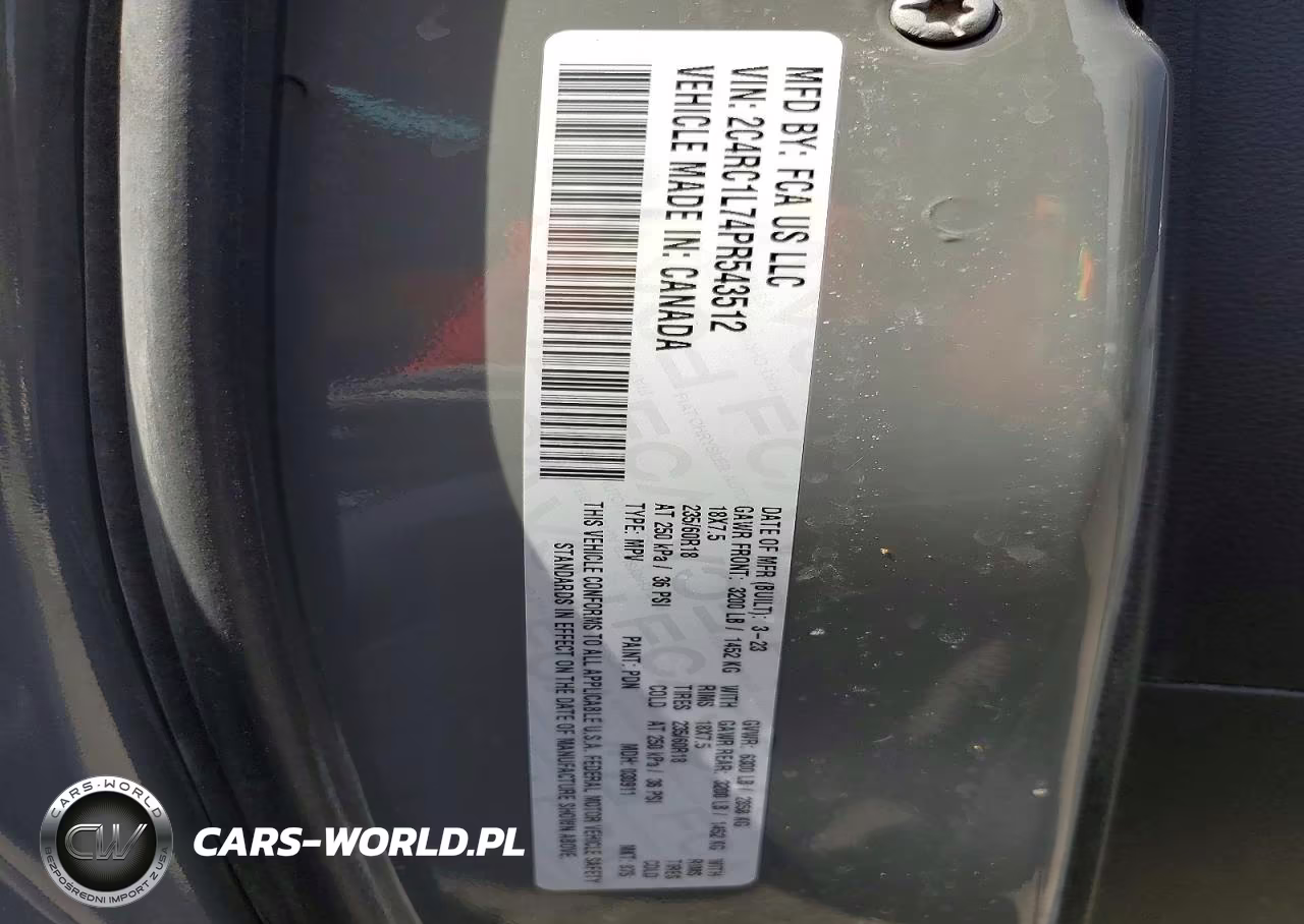 2023 Chrysler Pacifica Hybrid Touring L VIN:2C4RC1L74PR543512 - 13