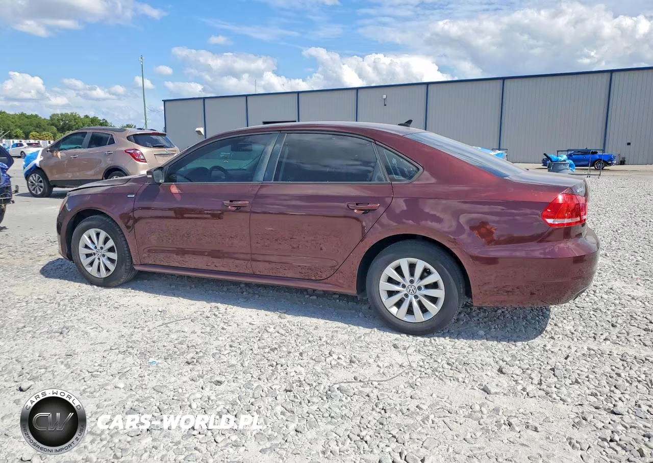 2014 Volkswagen Passat S VIN:1VWAH7A34EC016722 - 2