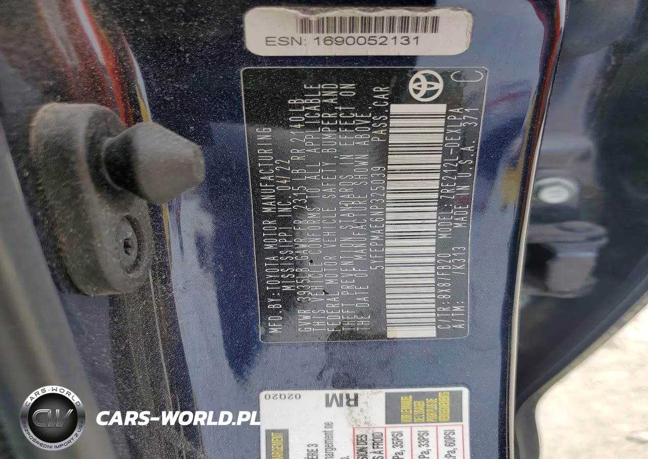 2022 Toyota Corolla Le VIN:5YFEPMAE6NP325039 - 13