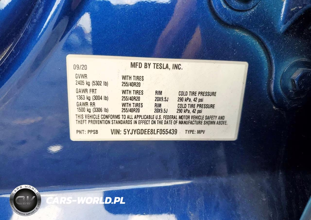2020 Tesla Model Y VIN:5YJYGDEE8LF055439 - 13