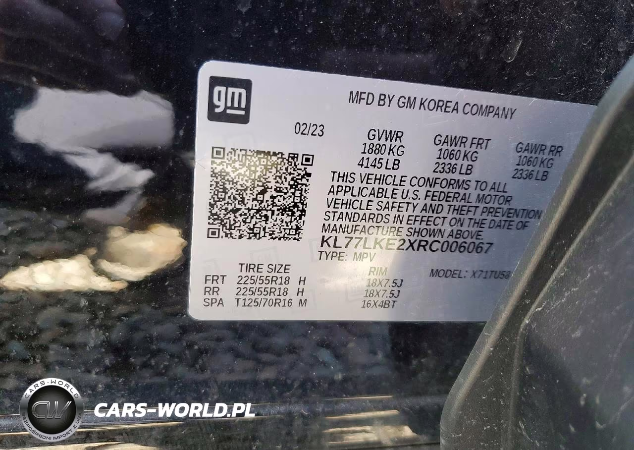 2024 Chevrolet Trax Activ VIN:KL77LKE2XRC006067 - 13