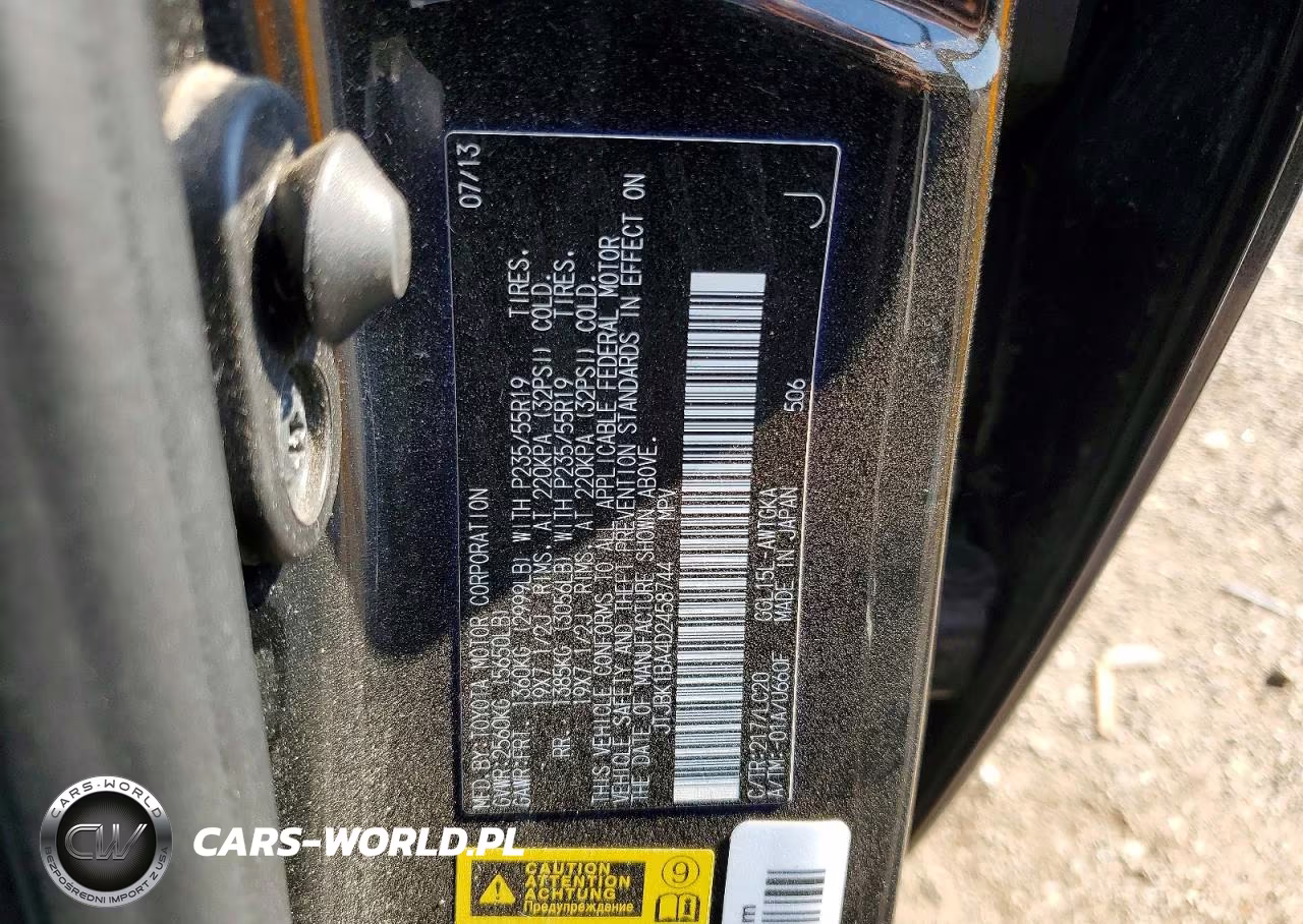 2013 Lexus Rx 350 Base VIN:JTJBK1BA4D2458744 - 12