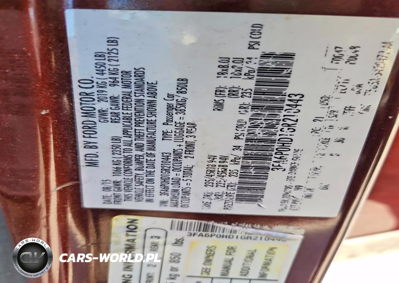 2016 Ford Fusion Se VIN:3FA6P0HD1GR210443 - 12