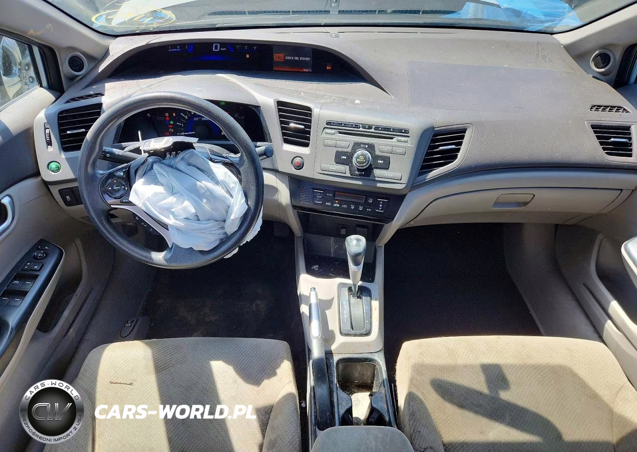 2012 Honda Civic Hybrid VIN:JHMFB4F2XCS003080 - 8