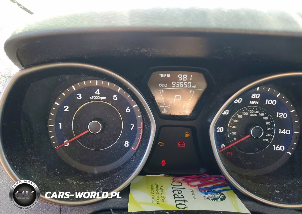 2012 Hyundai Elantra Gls VIN:5NPDH4AE3CH065055 - 9