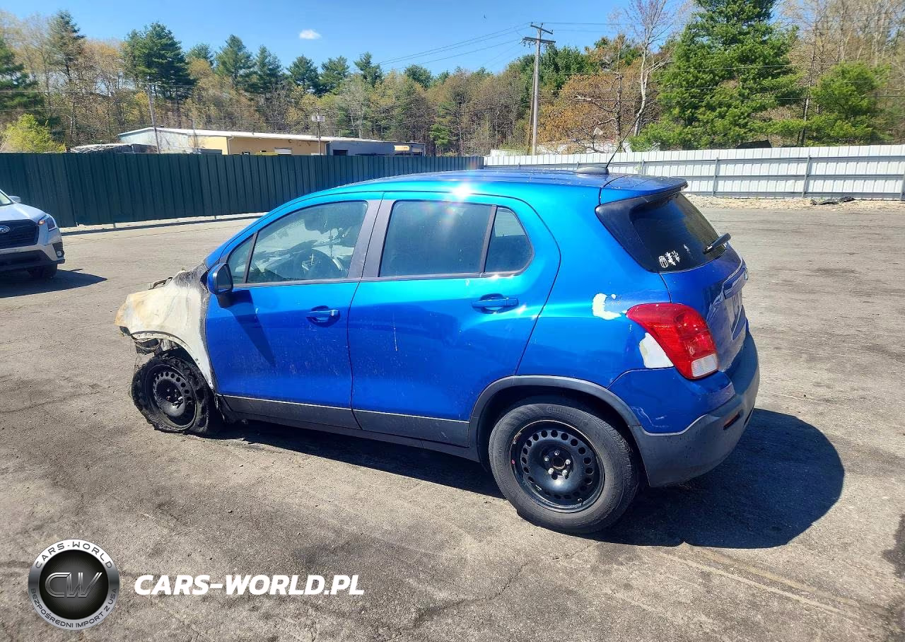 2015 Chevrolet Trax Ls VIN:KL7CJKSB8FB180830 - 2