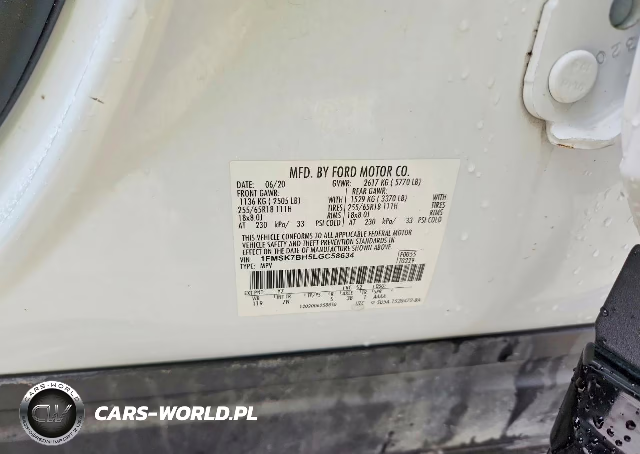2020 Ford Explorer VIN:1FMSK7BH5LGC58634 - 13