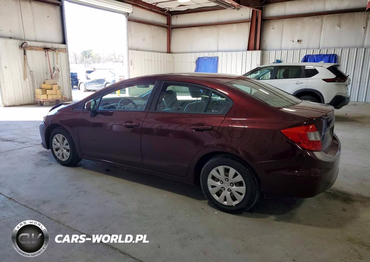 2012 Honda Civic Lx VIN:19XFB2F57CE371266 - 2