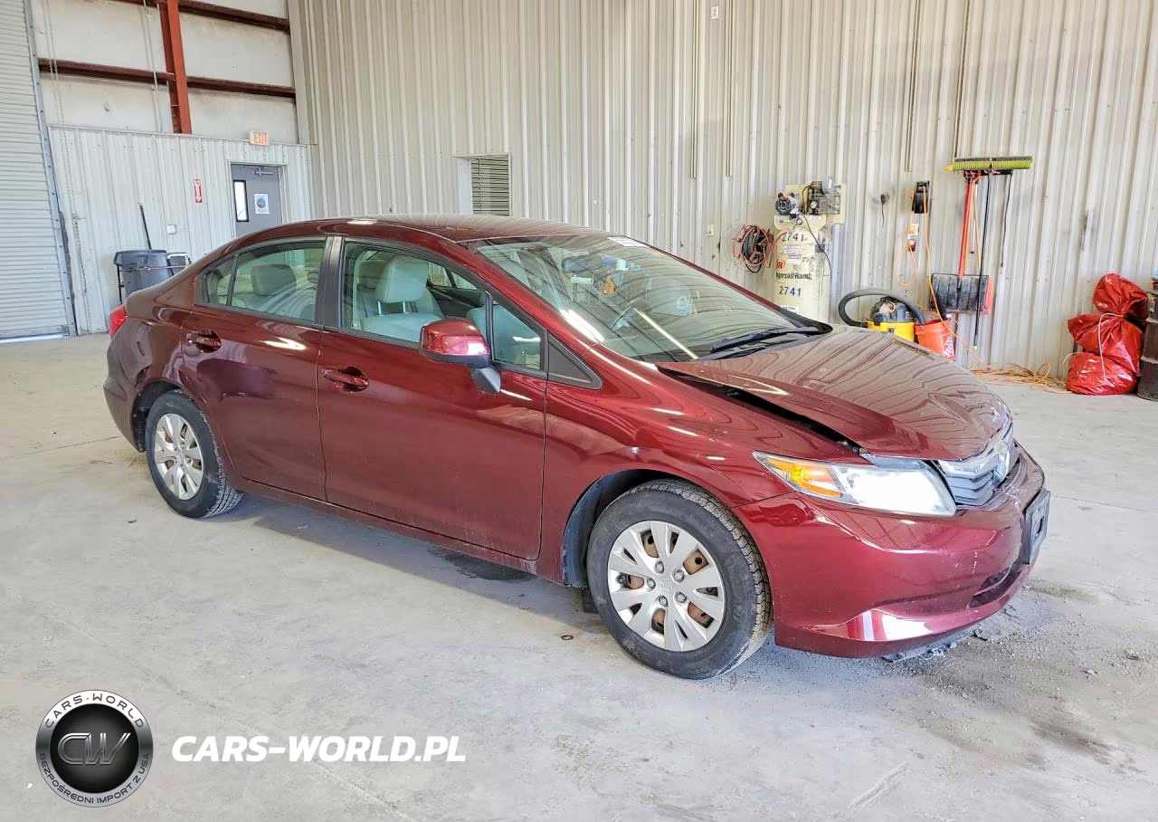 2012 Honda Civic Lx VIN:19XFB2F57CE371266 - 4