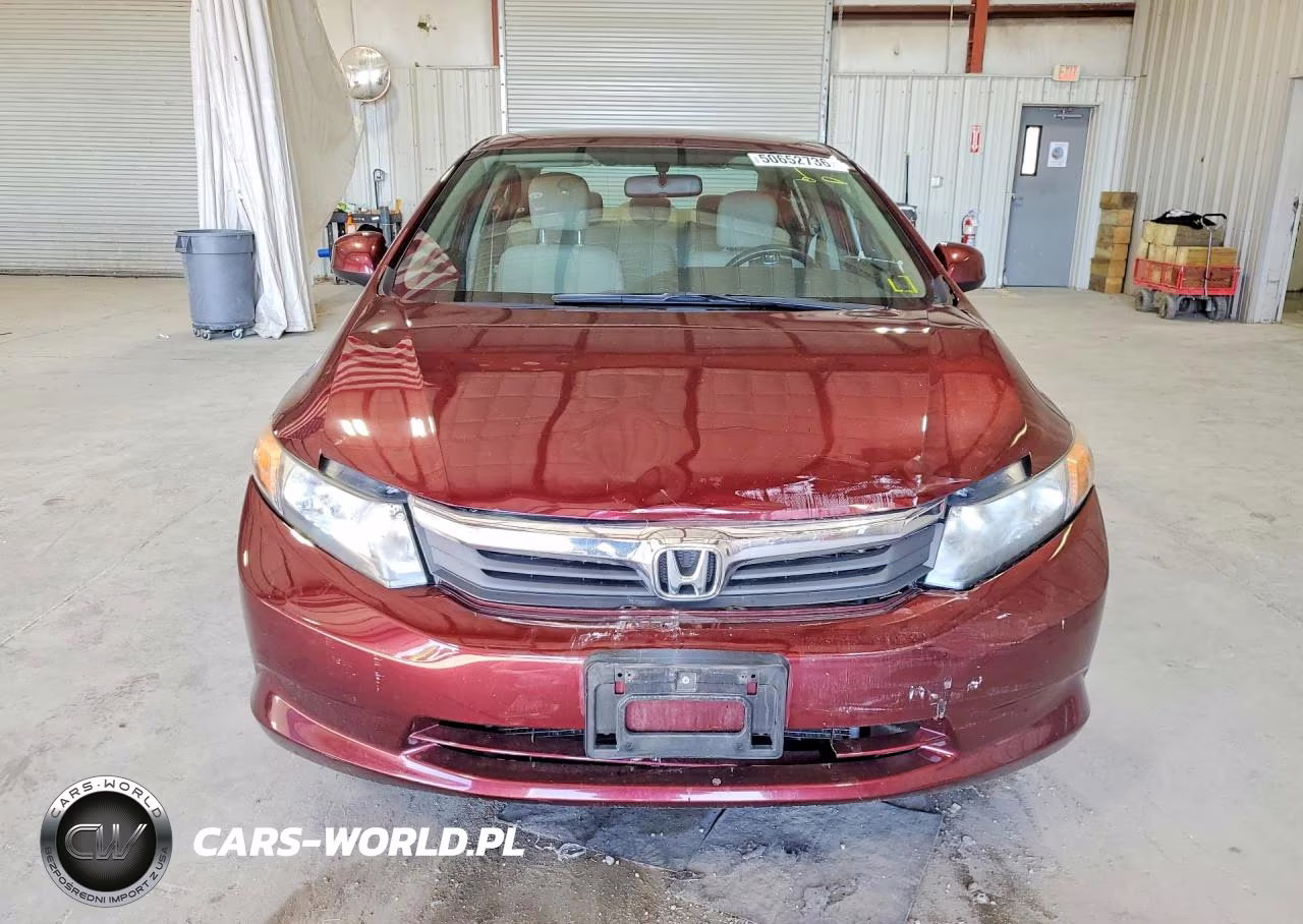 2012 Honda Civic Lx VIN:19XFB2F57CE371266 - 5