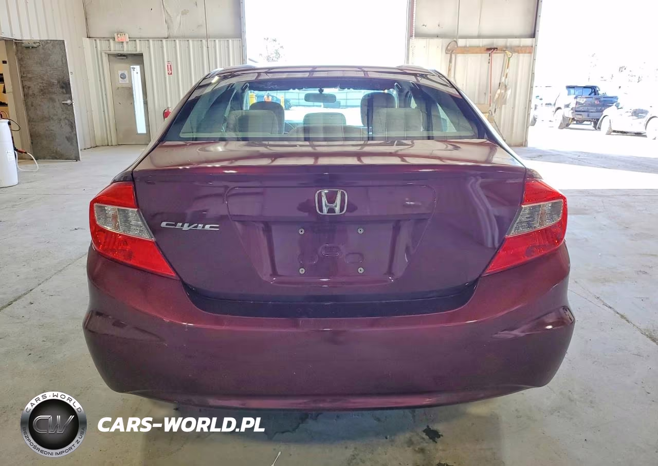 2012 Honda Civic Lx VIN:19XFB2F57CE371266 - 6