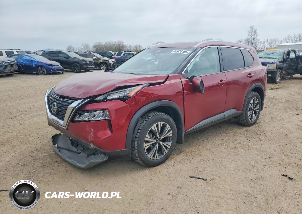 2021 Nissan Rogue Sv VIN:JN8AT3BB9MW222281 - 1
