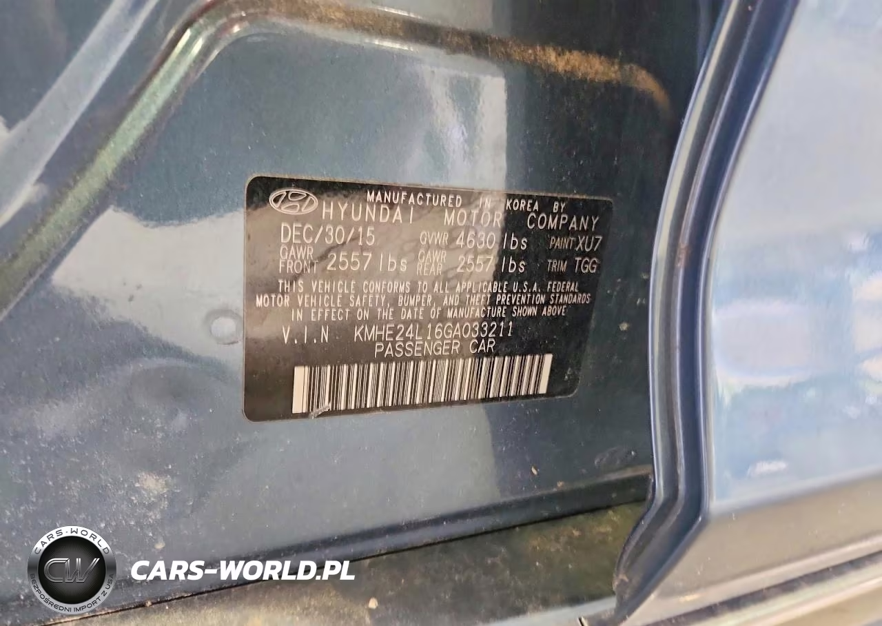 2016 Hyundai Sonata Hybrid VIN:KMHE24L16GA033211 - 13