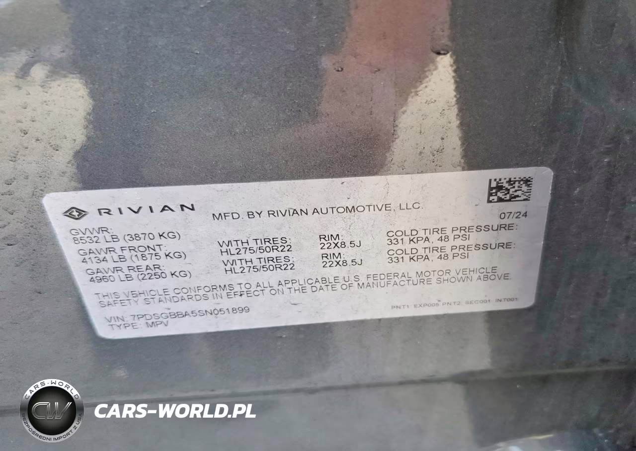 2025 Rivian R1S Adventure VIN:7PDSGBBA5SN051899 - 13