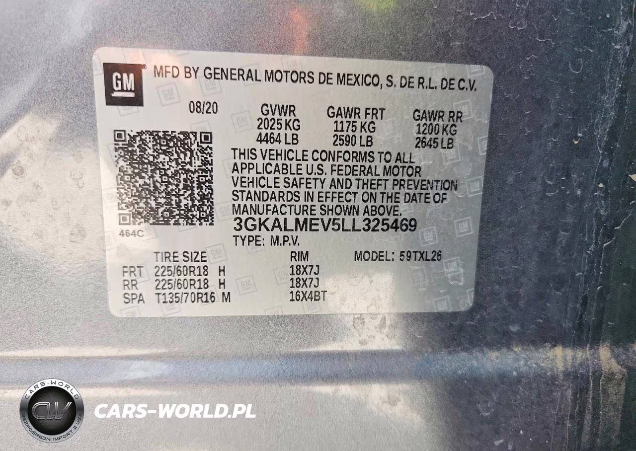 2020 GMC Terrain Sle VIN:3GKALMEV5LL325469 - 12