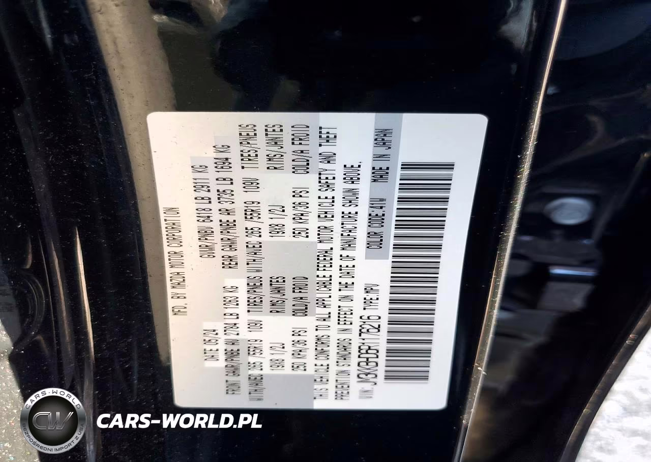2024 Mazda Cx-90 Preferred VIN:JM3KKBHD6R1176216 - 13