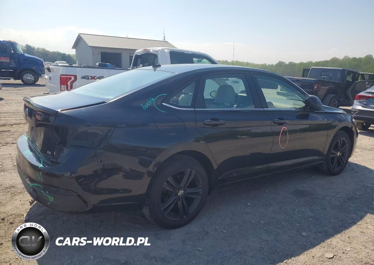2024 Volkswagen Jetta Se VIN:3VW7M7BU8RM095751 - 3