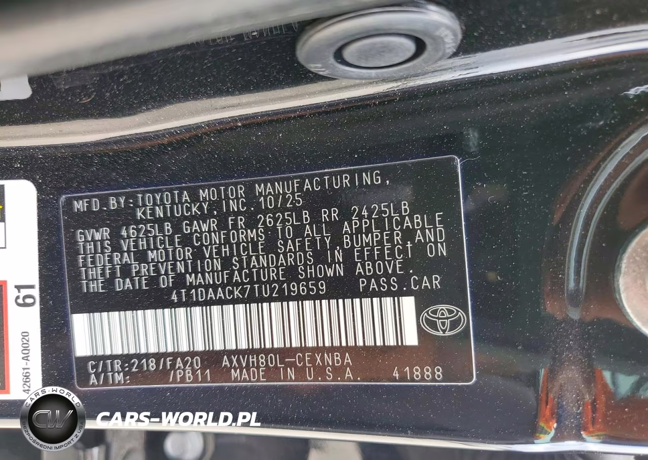 2026 Toyota Camry Xse VIN:4T1DAACK7TU219659 - 13