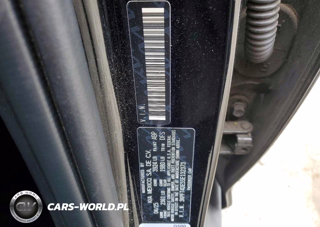 2025 Kia K4 Lxs VIN:3KPFT4DE5SE132373 - 14