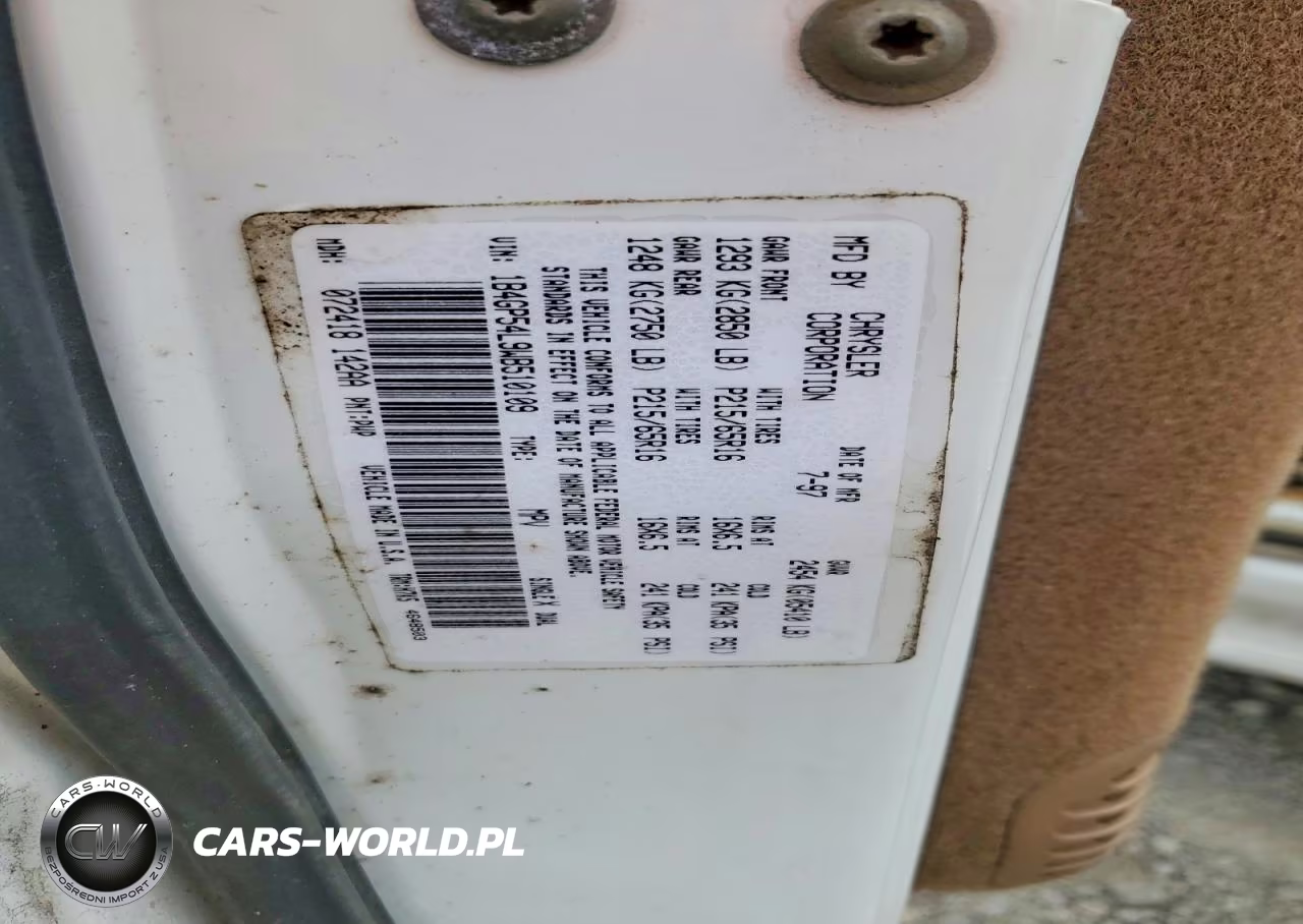 1998 Dodge Grand Caravan Le VIN:1B4GP54L9WB510109 - 13