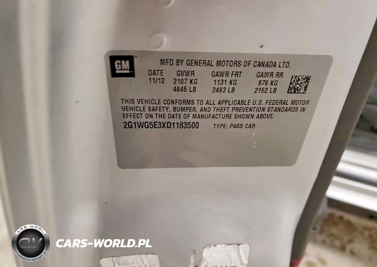2013 Chevrolet Impala Lt VIN:2G1WG5E3XD1183500 - 12
