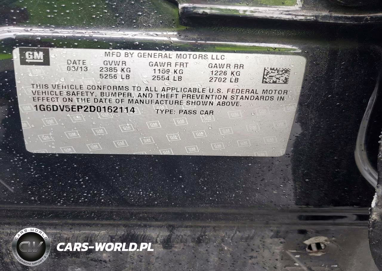 2013 Cadillac Cts-V VIN:1G6DV5EP2D0162114 - 13