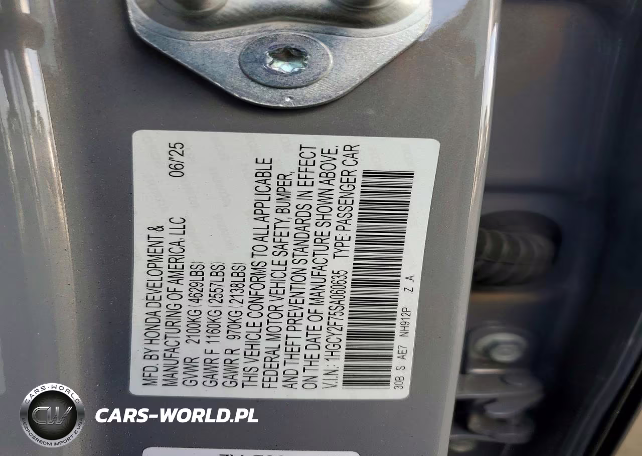 2025 Honda Accord Hybrid Sport-L VIN:1HGCY2F75SA060635 - 12