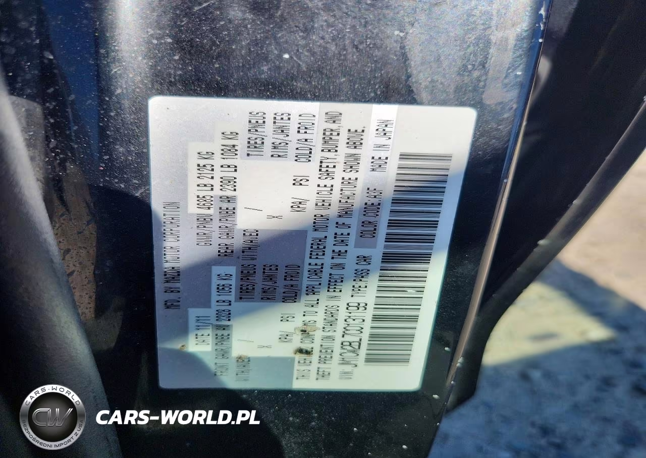 2012 Mazda 5 VIN:JM1CW2BL7C0131199 - 13