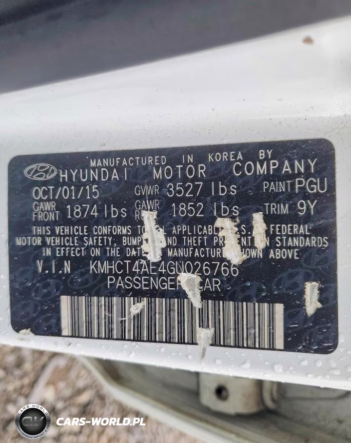 2016 Hyundai Accent Se VIN:KMHCT4AE4GU026766 - 12