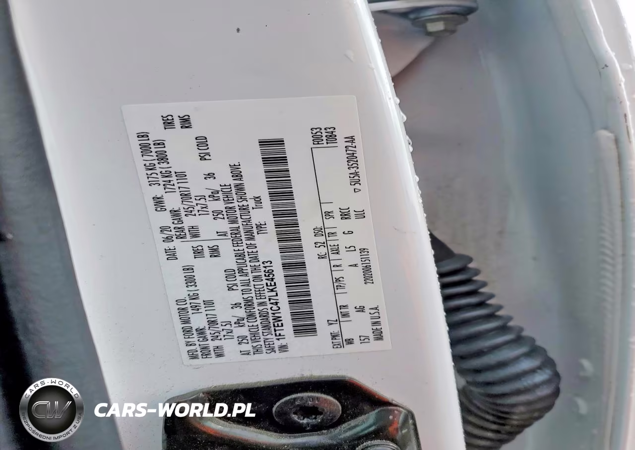 2020 Ford F150 Supercrew VIN:1FTEW1C47LKE45613 - 12