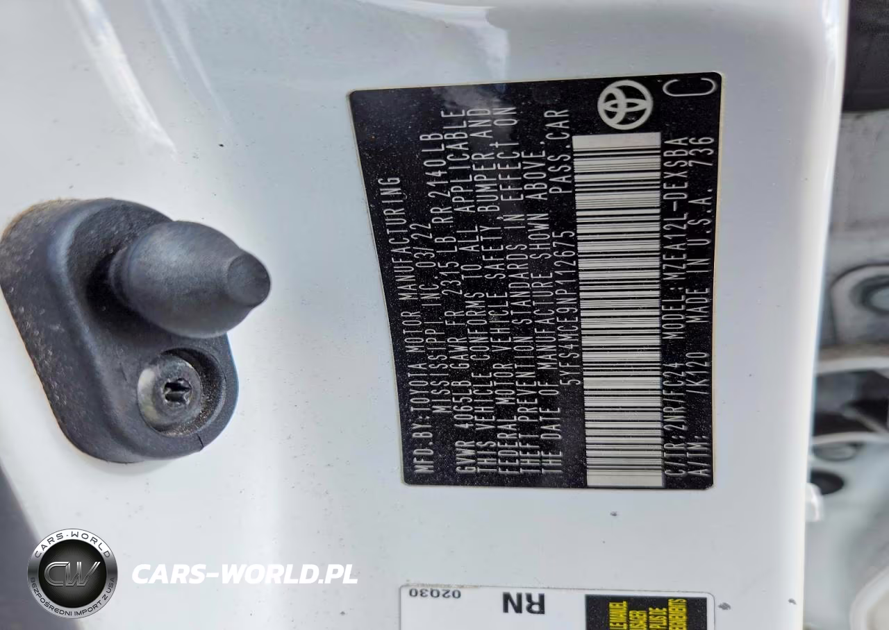 2022 Toyota Corolla Se Apex VIN:5YFS4MCE9NP112675 - 12