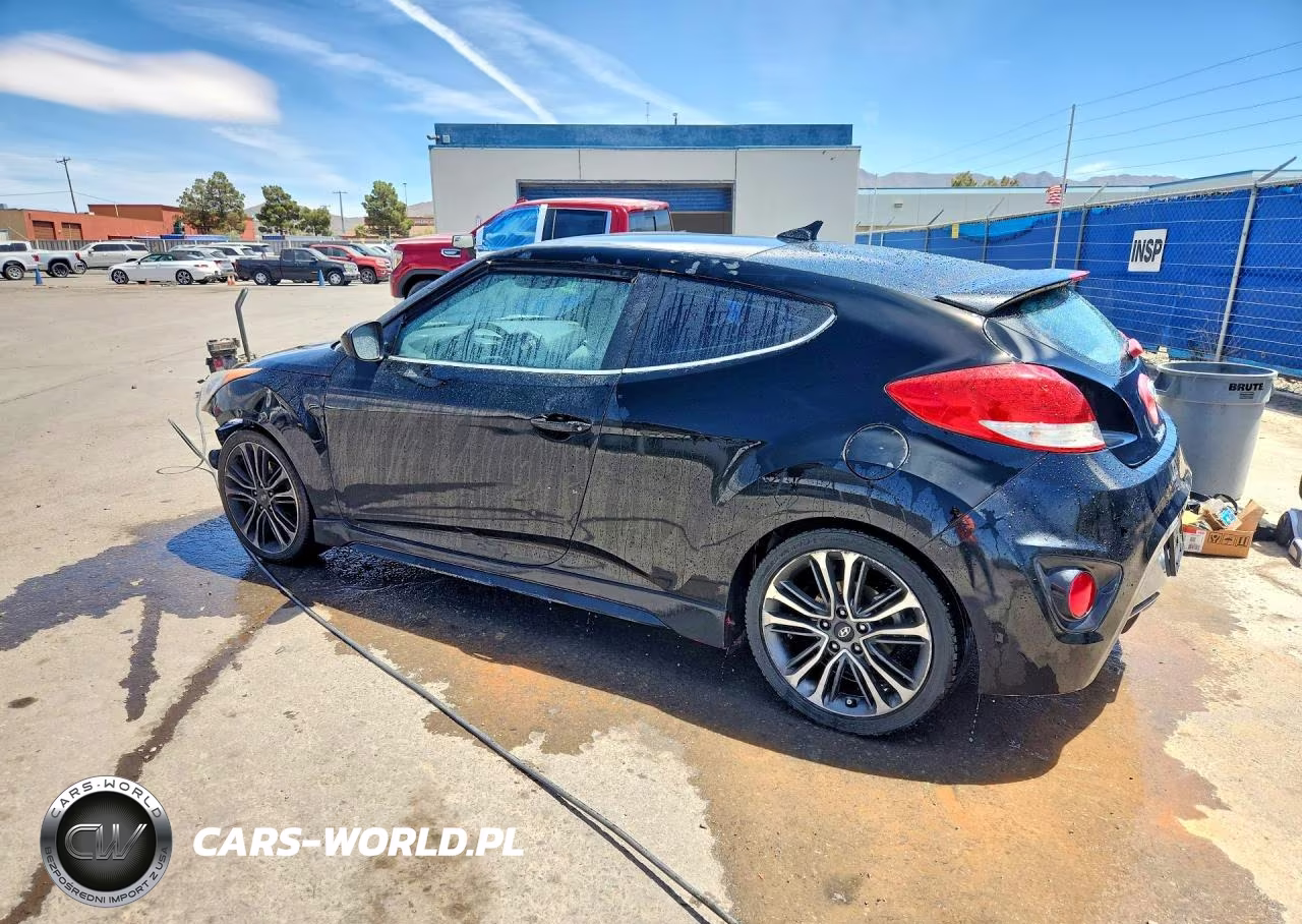 2016 Hyundai Veloster Turbo VIN:KMHTC6AE7GU255745 - 2
