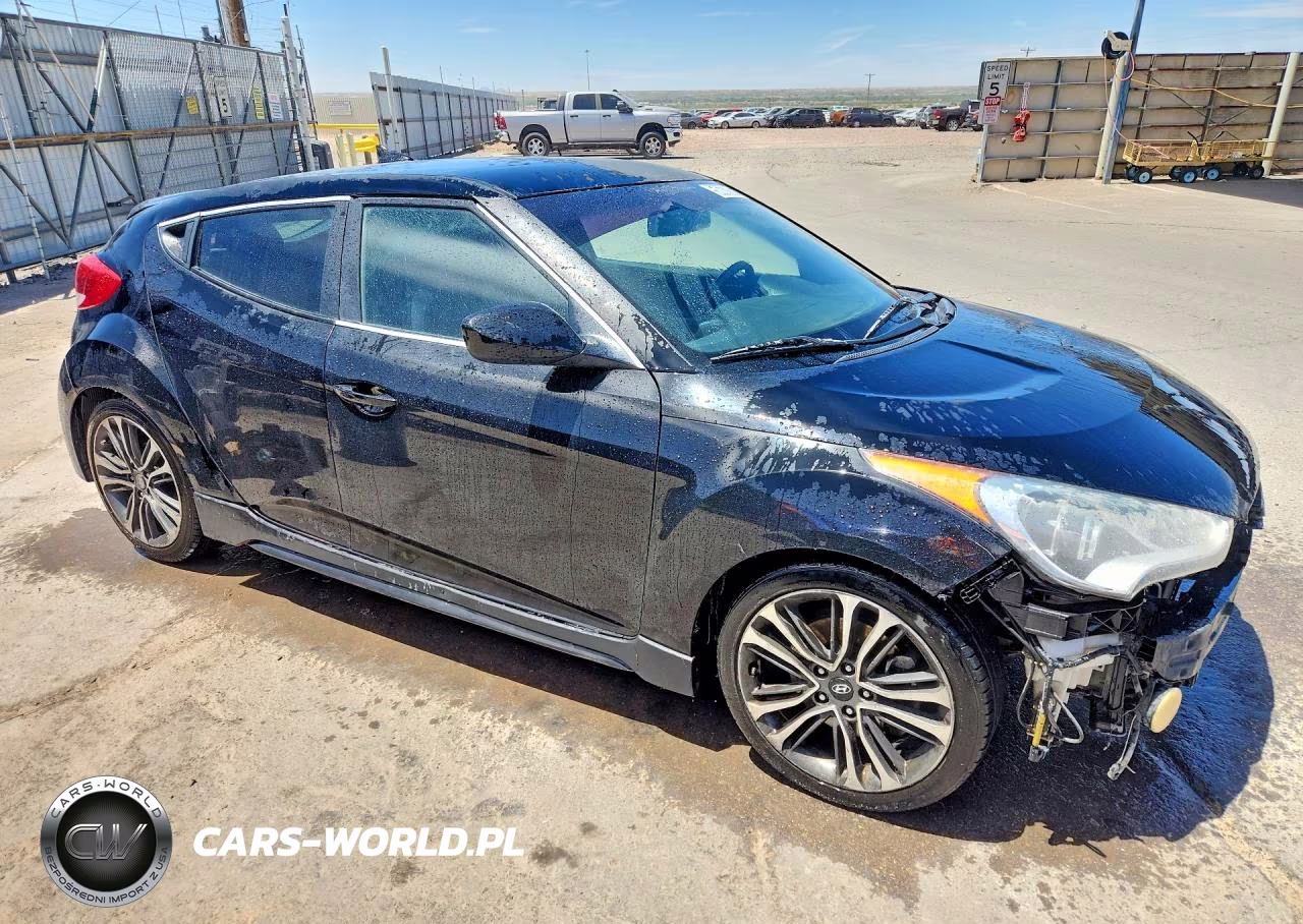 2016 Hyundai Veloster Turbo VIN:KMHTC6AE7GU255745 - 4