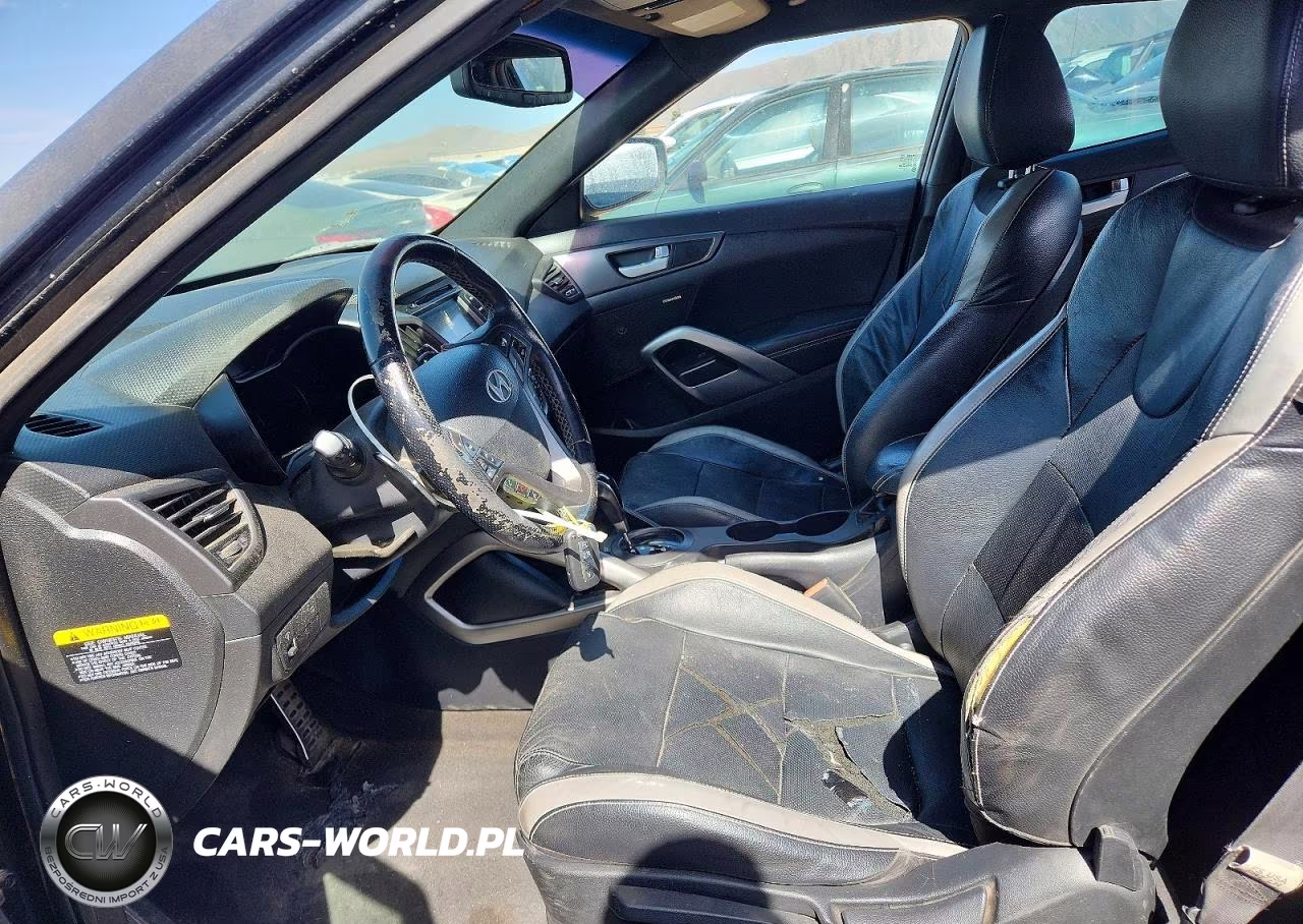 2016 Hyundai Veloster Turbo VIN:KMHTC6AE7GU255745 - 7