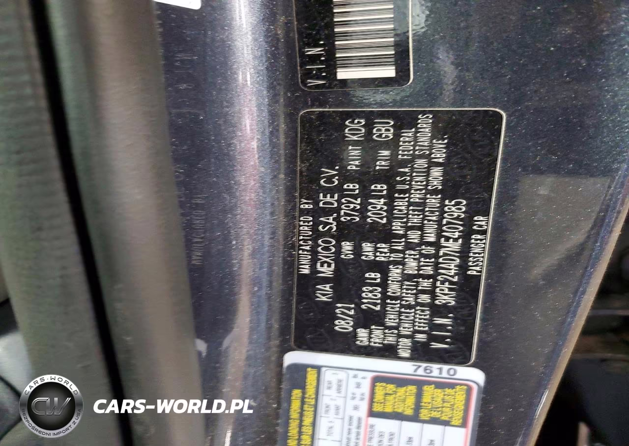 2021 Kia Forte Lxs VIN:3KPF24AD7ME407985 - 13