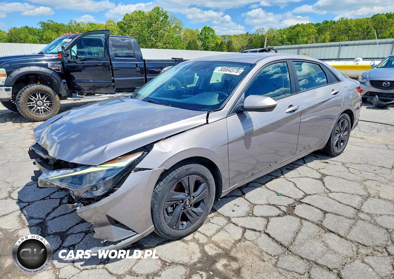 2021 Hyundai Elantra Blue