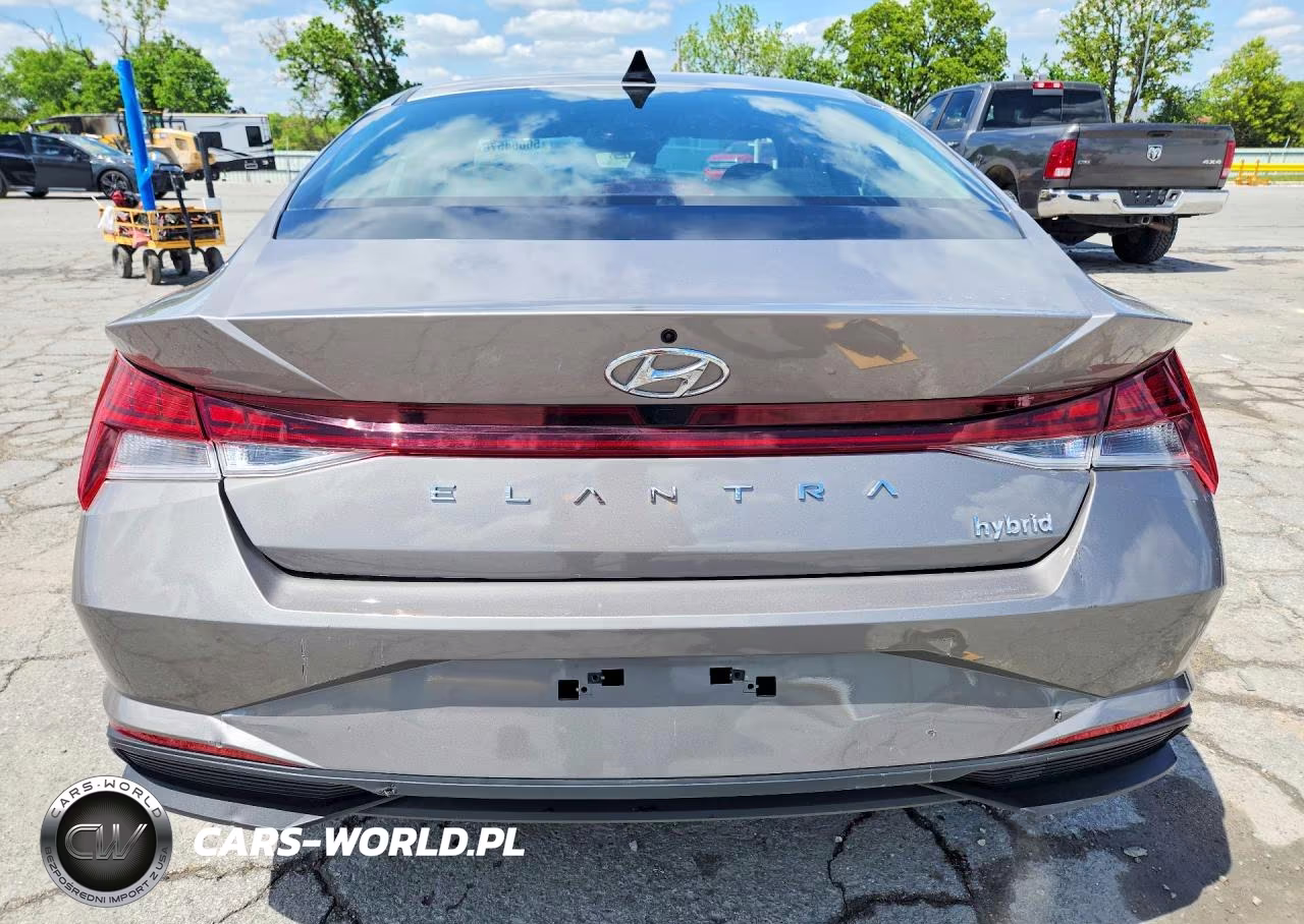 2021 Hyundai Elantra Blue VIN:KMHLM4AJ6MU006895 - 6