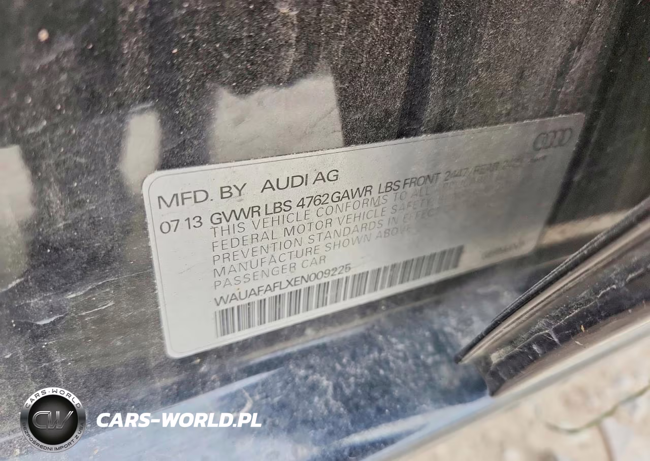 2014 Audi A4 Premium VIN:WAUAFAFLXEN009225 - 12