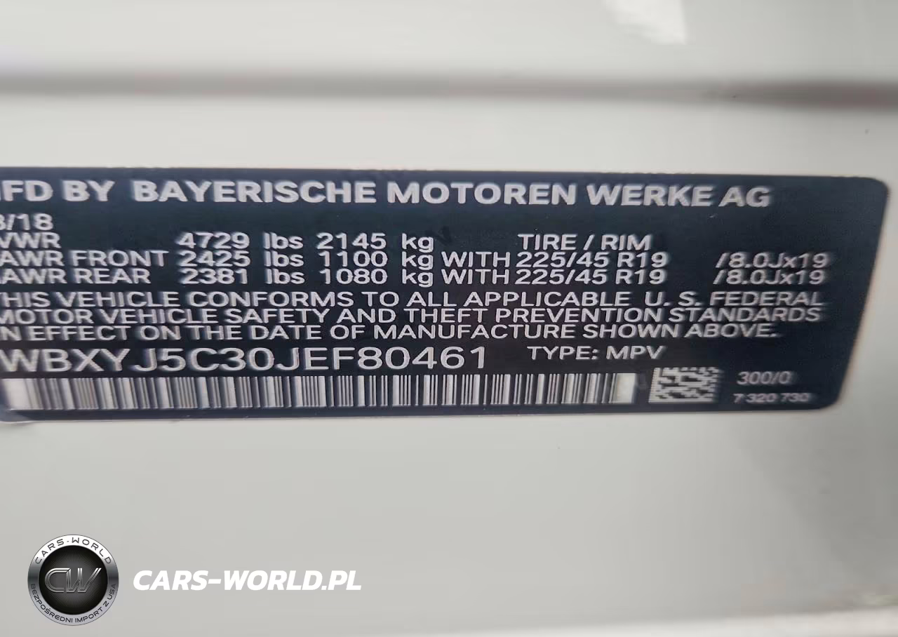 2018 BMW X2 xDrive28I VIN:WBXYJ5C30JEF80461 - 13