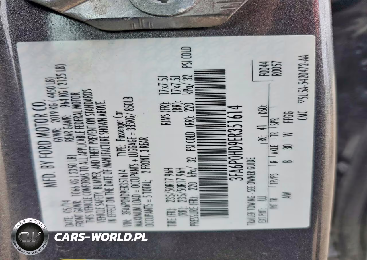 2014 Ford Fusion Se VIN:3FA6P0HD9ER351614 - 12