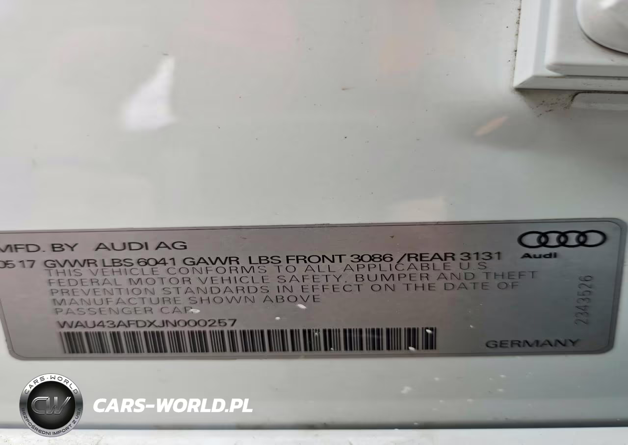 2018 Audi A8 L Quattro VIN:WAU43AFDXJN000257 - 12