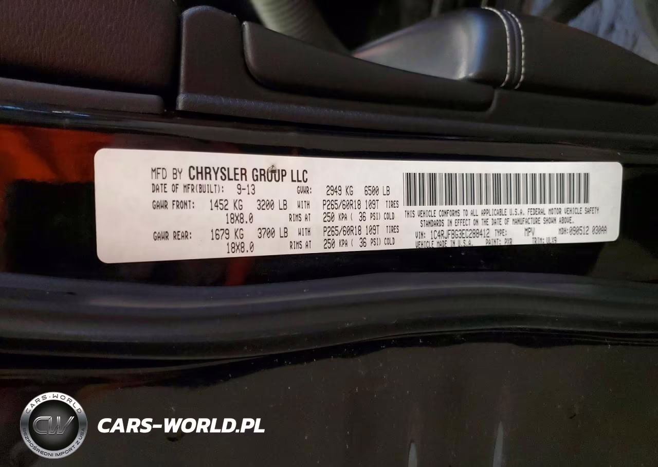 2014 Jeep Grand Cherokee Limited VIN:1C4RJFBG3EC288412 - 13