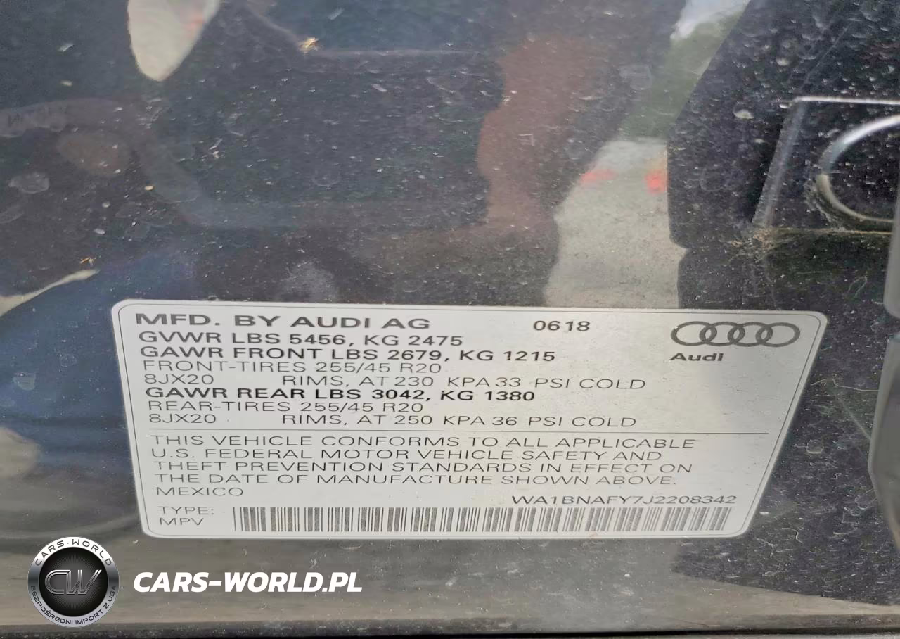 2018 Audi Q5 Premium Plus VIN:WA1BNAFY7J2208342 - 13