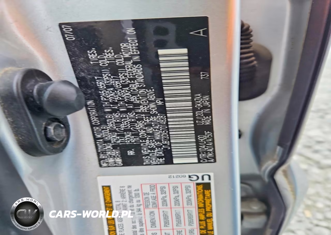 2007 Lexus Gx 470 VIN:JTJBT20X570148287 - 12