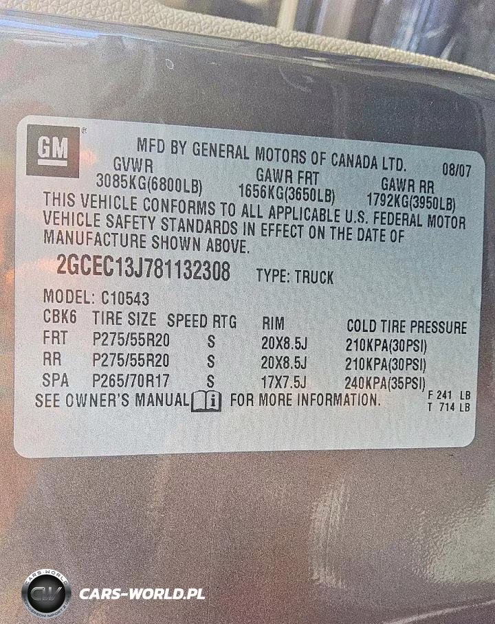 2008 Chevrolet Silverado C1500 VIN:2GCEC13J781132308 - 12