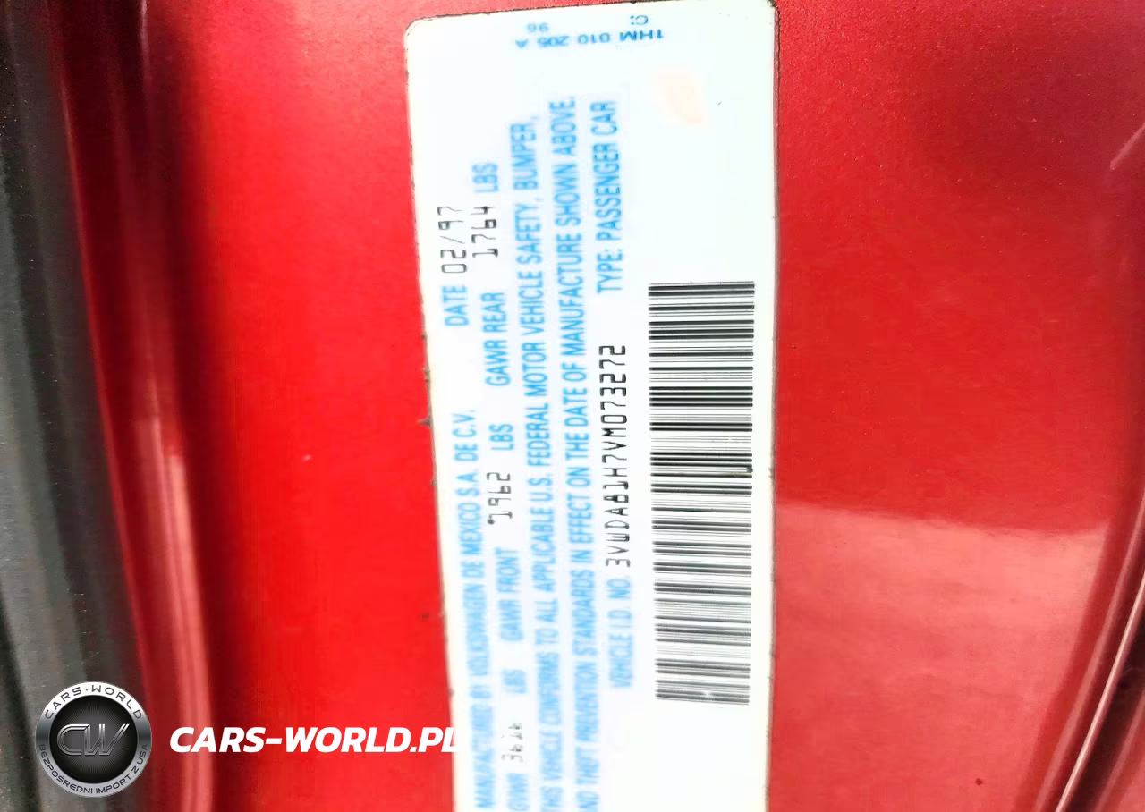 1997 Volk Gti VIN:3VWDA81H7VM073272 - 12