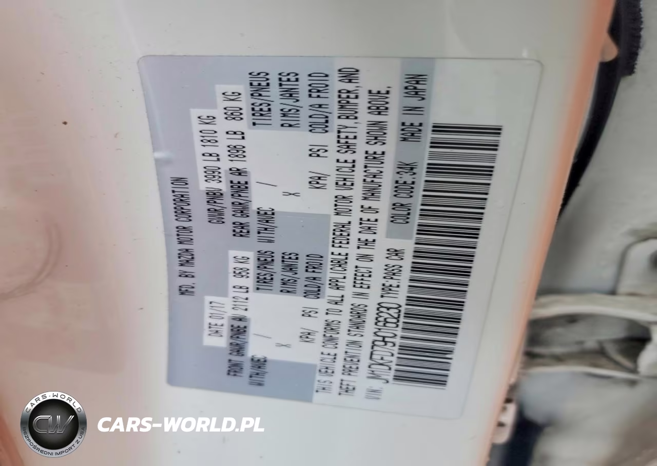 2017 Mazda Cx-3 Grand Touring VIN:JM1DKFD79H0166230 - 12