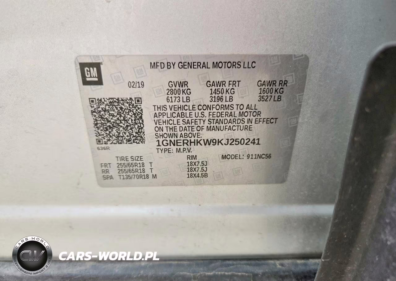 2019 Chevrolet Traverse Lt VIN:1GNERHKW9KJ250241 - 13