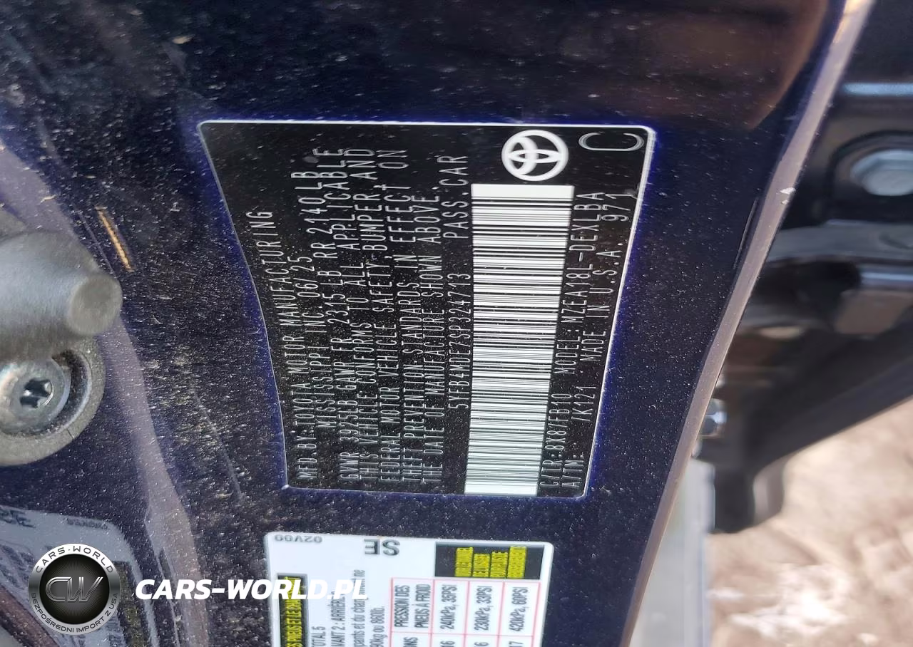 2025 Toyota Corolla Le VIN:5YFB4MDE7SP324713 - 13